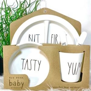 Rae Dunn Kids 5pc Dinnerware Set